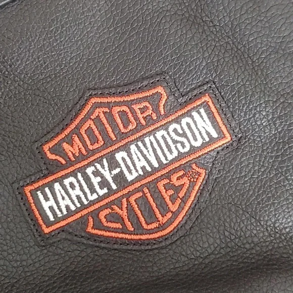 Harley-Davidson Black Leather Stock Riding Chaps - Picture 9 of 10
